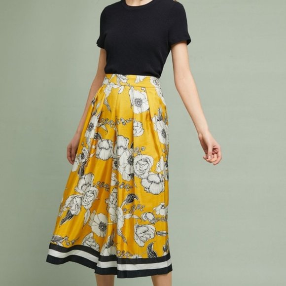 Anthropologie Pants - Anthropologie Vineet Bahl Catriona Crop Culottes